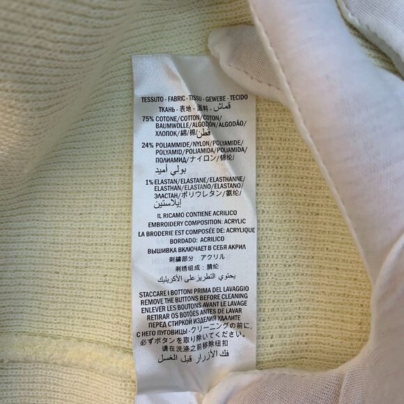 Gucci White cotton V-neck cardigan - Picture 8 of 9